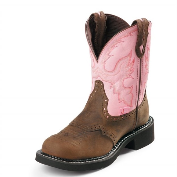 Justin Boots Shoes - Justin Gypsy Girly Cowgirl Round Toe Boots